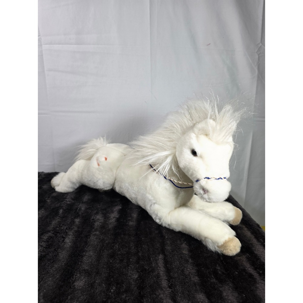 Douglas Cuddle Toys Cavalia Grace White Lusitano Horse Plush Stuffed Animal 327C